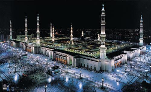 Masjid Nabawi Madinah Poster Size:500mm x 830mm by Al-Hidaayah