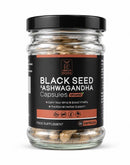 Black Seed & Ashwagandha Organic Herbal Blend for Vitality & Stress Support 60 Capsules