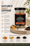 Turmeric Black Pepper Ginger & Black Seed 60 Cpsules