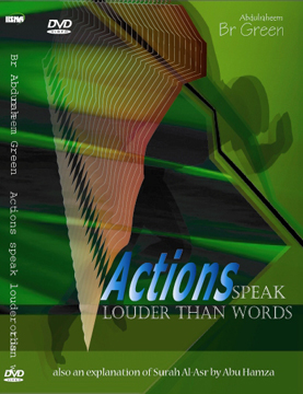 Actions Speak Louder Than Words DVD by Abdur Raheem Green