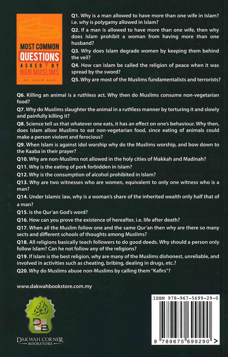 Most Common Questions Asked By Non-Muslims by Dr. Zakir Naik