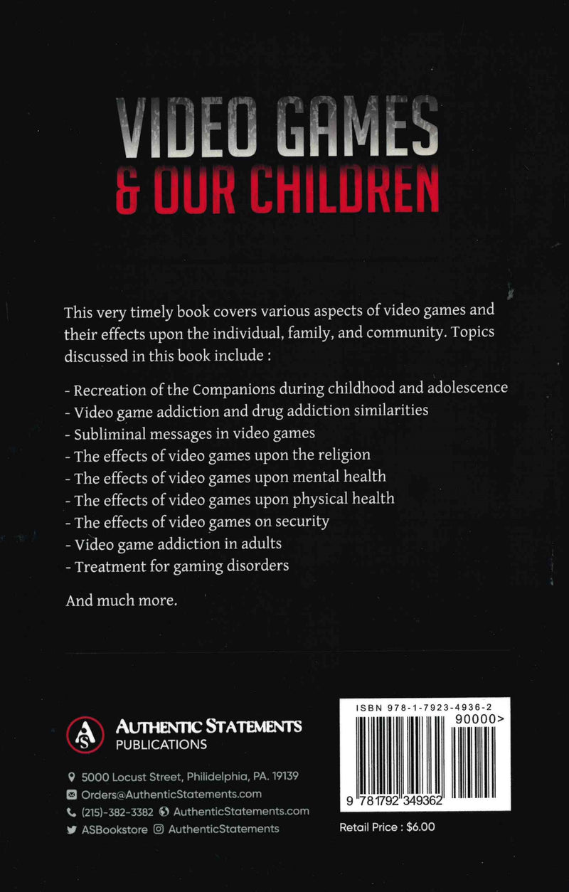 Video Games & Our Children by Shaykh Dr. Saeed ibn Saalim Ad-Darmaki