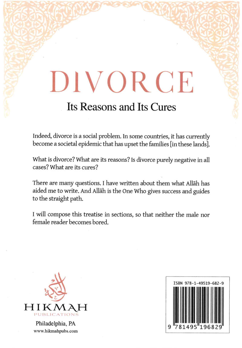 DIVORCE Its Reasons and Its Cures by Shaykh Abu Furayhan Jamal Ibn Furayhan-al-Harithi